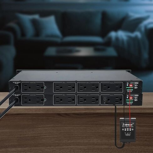 Power Relay Accessory for Expanding Switched Outlet Capacity, Detects 120V AC, SPDT Relay Trigger, Ideal for Home Entertainment, Works with AC Voltage-Sensing Devices in Saudi Arabia