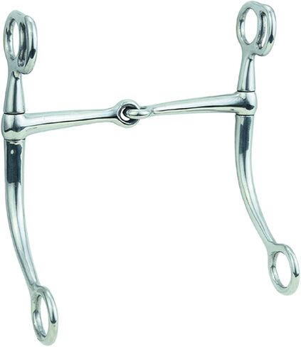 Weaver Leather Draft Bit Tom Thumb Snaffle Mouth Stainless Steel, 6-1/2" in Kuwait