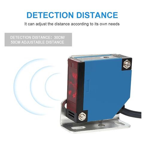 30 سنتيمتر 50 سنتيمتر انعكاس منتشر E3JK مستشعر كهروضوئي القرب التبديل تيار مستمر التيار المتناوب 5-سلك التتابع الناتج 12-250 فولت NPN/PNP الترانزستور (-Ds30-300mm ، NPN NC) in Kuwait