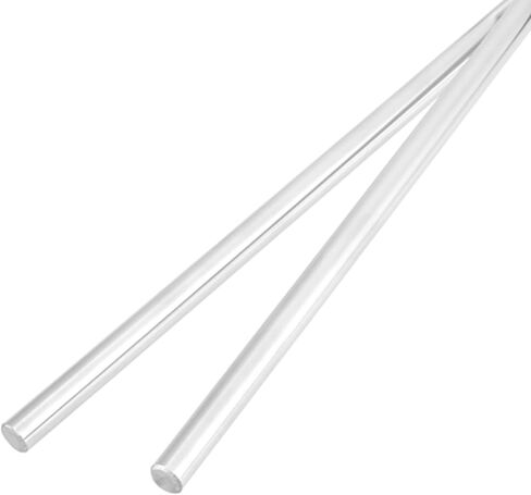 8Mm Linear Rod, Premium Quality, Pair of 8mm Diameter X 600mm Length, Less Steel Cylinder Rail Linear Shafts, Multifunctional Accessory in Saudi Arabia