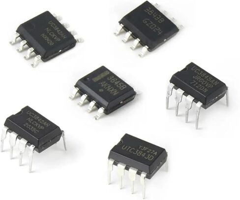 UC3842 UC3843 UC3844 UC3845 A an B BD1R2G SMD SOP-8 تعديل عرض النبض PWM الحالي IC 10 قطعة (UC3845) in Kuwait