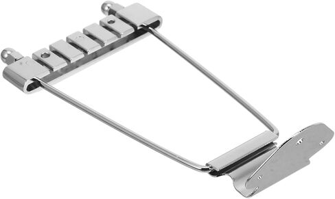 VANZACK Professional String Guitar Tailpiece Silver Durable Construction for Enhanced Performance for Guitars No Mounting Screws Included in Saudi Arabia