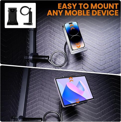 Portable Vocal Booth, 6.28 ft Height, Echo-Free Recording Booth Sound Booth, Foldable Home Recording Studio Vocal Booth with Carry Bag, for Voiceovers, Music, Game, Podcasts, Black in Kuwait