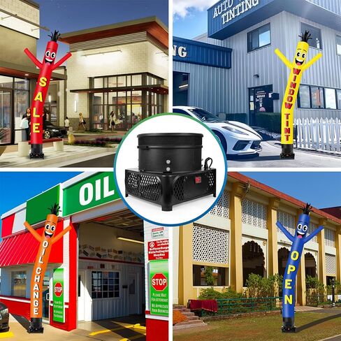 3/4 HP Wacky Waving Inflatable Tube Guy Air Blower, 550W Inflatable Tube Man Blower Fan, Fits 12" Diameter Inflatable Dancer in Saudi Arabia