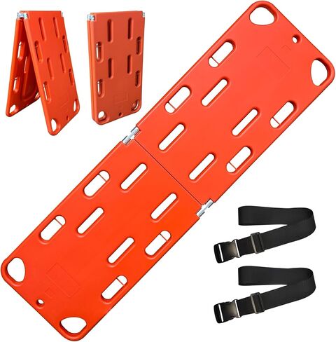 Water Floating Stretcher PE 2-Fold, Emergency Rescue Spine Board with Seat Belt, First Responder Life Board, Heavy Duty 353lbs Capacity, Ideal for Water Rescue & Emergency Response, Rc-e8 in Saudi Arabia