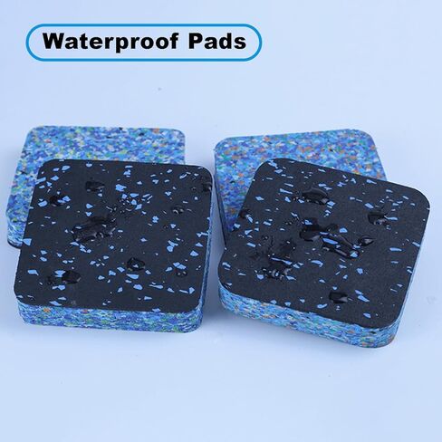 6 Pack Anti Vibration Pads for Washing Machine 4"x4", High Density Rubber Shock Absorbing Washer Pads, Sound Absorbing Mats for Air Conditioner, Compressors, Washing Machine, Dryer in Saudi Arabia