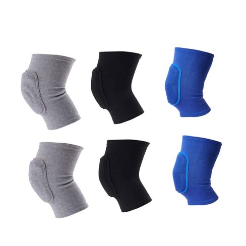 2pcs Elastic Fabric Sponge Support for Squat Workout Volleyball Gym Safety Knee Pads in Saudi Arabia