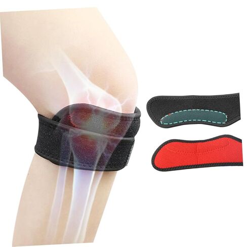 2pcs Knee Pads for Running and Sports Comfortable Kneecap Support Lightweight and Breathable Design for Outdoor Activities Black in Saudi Arabia