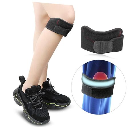 2pcs Knee Pads for Running and Sports Comfortable Kneecap Support Lightweight and Breathable Design for Outdoor Activities Black in Saudi Arabia