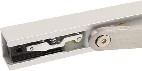 Commercial Hydraulic Door Closer Adjustable Speed Silent Switch Safe Seamless Embedded Installation for Hotels Guesthouses Indoor Wooden Fire Doors Silver White in Saudi Arabia