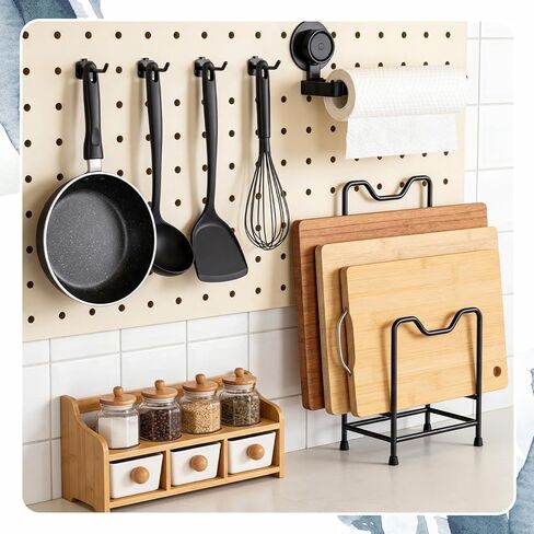 Geelin 200 Pack 2 Inch Plastic Pegboard Hooks Peg Board Shelving Hooks Pegboard Locking Hook for Peg Boards Craft Storage Garage Kitchen Wall Display Organizer Tools, Black in Saudi Arabia