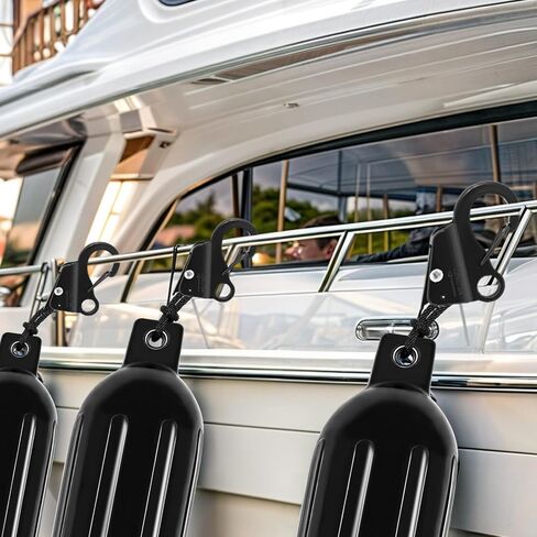 Boat Fender Clips, Boat Fender Quick Release Clip Stainless Steel Boat Bumper Clips Clamp on 3/8" - 5/8" Rope for Fastening Fender Lines in Saudi Arabia