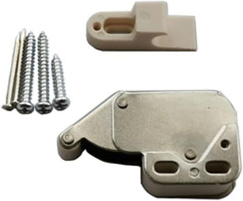 قفل مزلاج خزائن صغيرة قفل مزلاج اللمس التلقائي الربيع الصيد لباب خزانة الأثاث أقفال الأمن ABS أقحم in Kuwait