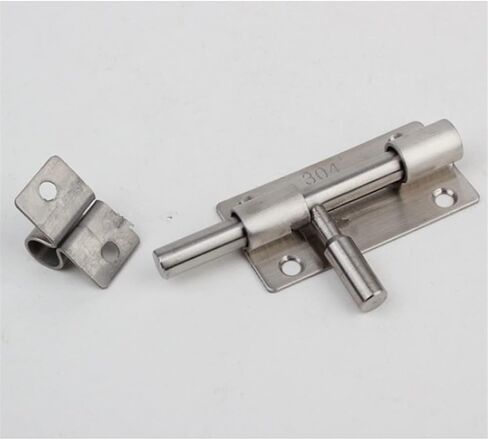 Door Handle Stainless Steel Door Bolts Security Door Guard Flush Latch Slide Bolt Lock Hardware in Saudi Arabia