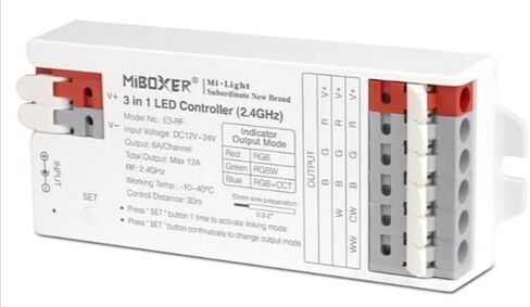 Miboxer E3-RF 3 in 1 LED Controller 2.4GHz, E Series, E-2.4G, Brightness and Color Temperature Adjustable, RGB / RGBW / RGB+CCT in Kuwait