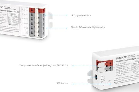 Miboxer E3-RF 3 in 1 LED Controller 2.4GHz, E Series, E-2.4G, Brightness and Color Temperature Adjustable, RGB / RGBW / RGB+CCT in Kuwait