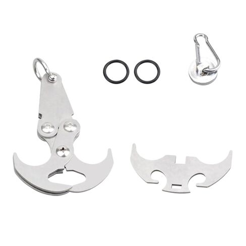 1pc Falled Object Grab Multi-Function Outdoor Survival Hook Carry Grapple Falling Things with Strong Magnet in Saudi Arabia
