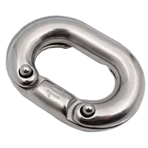 1pc 5MM-18MM 316 Stainless Steel Link Double Buckle Clip Ring U.S. Type Connecting Link Rigging Hardware(316 Steel 12MM 3pc) in Saudi Arabia
