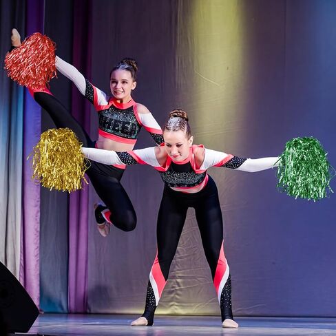 Suncalla 60 Pcs Cheerleading Pom Poms with Plastic Long Handles Bulk Cheering Metallic Foil Spirit Shakers for Sports Football Basketball Team Homecoming Squad Dance Celebration in Saudi Arabia