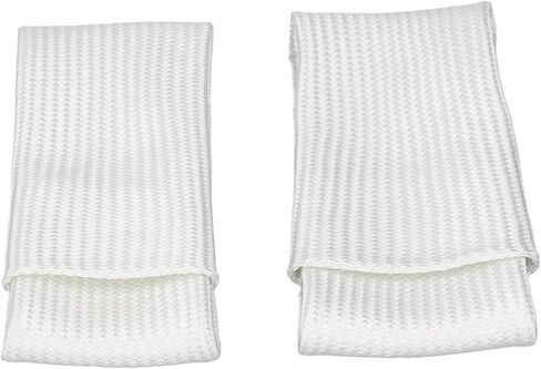 2PCS Glass Fibre Finger Cots Thermal Insulation Finger Covers TIG Welding Fingertip Protector XL L Size White in Saudi Arabia