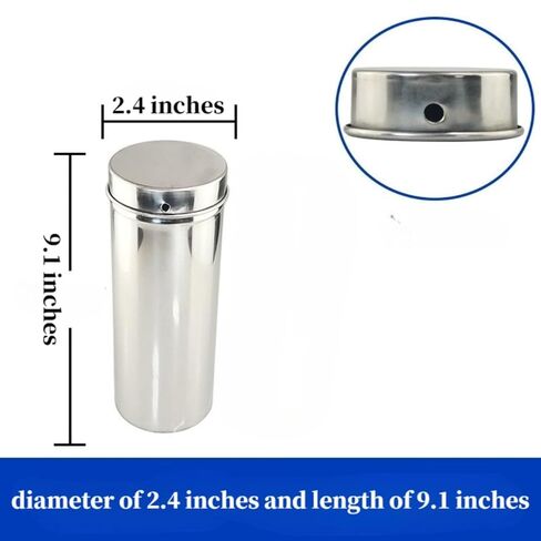 Stainless Steel Pipette Sterilization Tube Canister 9 inch, Autoclavable Pipet Holder Box with Venting Lid for Laboratory Research Healthcare in Saudi Arabia