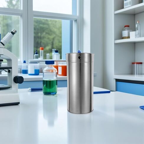 Stainless Steel Pipette Sterilization Tube Canister 9 inch, Autoclavable Pipet Holder Box with Venting Lid for Laboratory Research Healthcare in Saudi Arabia