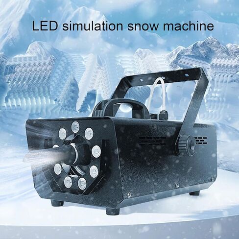 Snowflake Maker Machine, Stage Snow Machine Wireless Remote Control, Simulation Technology Romantic Effect Snow for Parties, Stage, Weddings (US Plug 100-240v) in Saudi Arabia
