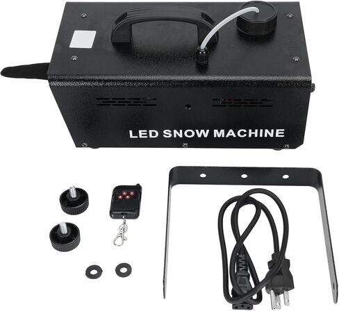 Snowflake Maker Machine, Stage Snow Machine Wireless Remote Control, Simulation Technology Romantic Effect Snow for Parties, Stage, Weddings (US Plug 100-240v) in Saudi Arabia
