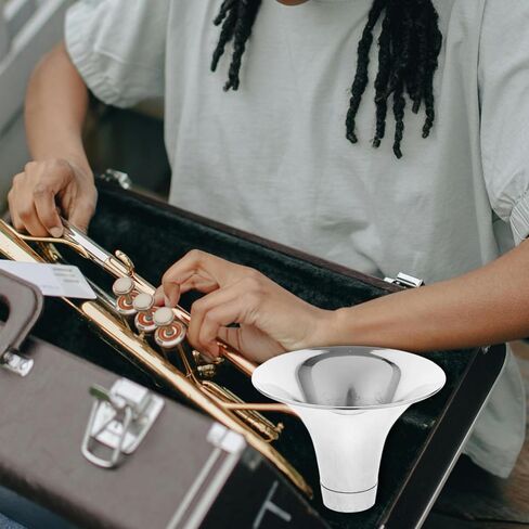 BESTYASH Thickened Metal Suona Horn Bowl Sound Amplifier Replacement Accessory for Small Pitch Suona Instrument Part Suitable for Folk Wind Instrument Maintenance in Kuwait