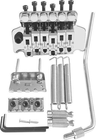 Electric Guitar Double Locking Tremolo Bridge for Floyd Rose Style, Chrome in Kuwait