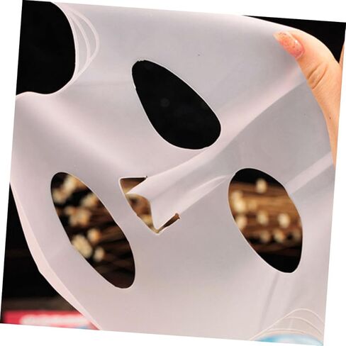 Homoyoyo 4pcs Silicone Earhook Face Mask Cover for Women Comfortable Non-skid Moisturizing Mask Film Reusable White in Saudi Arabia
