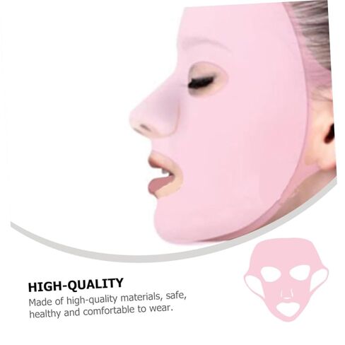 Homoyoyo 4pcs Silicone Earhook Face Mask Cover for Women Comfortable Non-skid Moisturizing Mask Film Reusable White in Saudi Arabia
