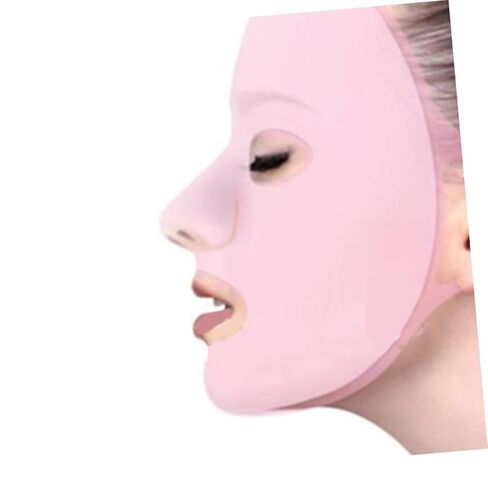 Homoyoyo 4pcs Silicone Earhook Face Mask Cover for Women Comfortable Non-skid Moisturizing Mask Film Reusable White in Saudi Arabia
