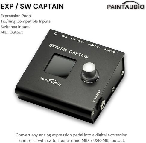 PAINTAUDIO EXP/SW CAPTAIN Multi-Function Expression Pedal & Footswitch to MIDI Controller Box in Kuwait