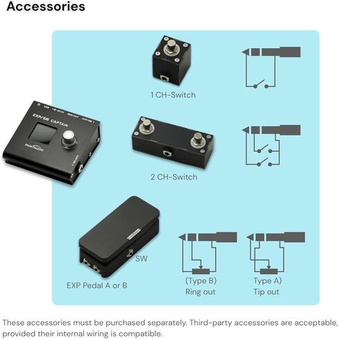 PAINTAUDIO EXP/SW CAPTAIN Multi-Function Expression Pedal & Footswitch to MIDI Controller Box in Kuwait