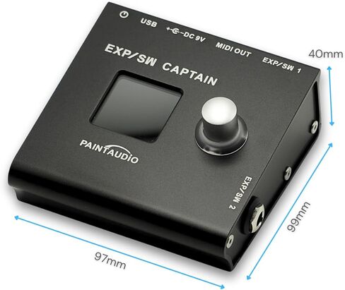 PAINTAUDIO EXP/SW CAPTAIN Multi-Function Expression Pedal & Footswitch to MIDI Controller Box in Kuwait