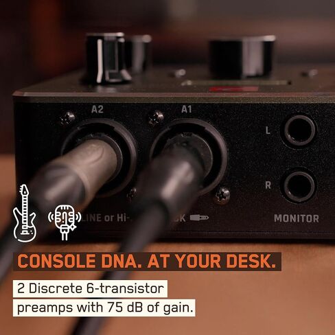 واجهة صوت Antelope Audio Zenith 2 USB-C للجيتار والغناء والبث والبث الصوتي، تتميز بمكبرات صوت من درجة الاستوديو وإعدادات مسبقة وتأثيرات | تسجيل سهل للمبتدئين in Kuwait