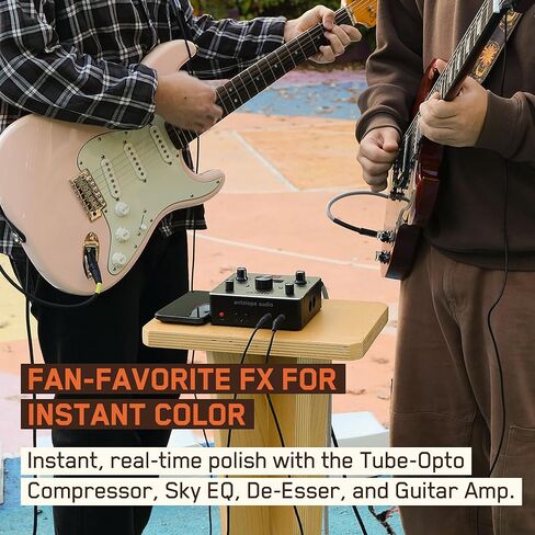 واجهة صوت Antelope Audio Zenith 2 USB-C للجيتار والغناء والبث والبث الصوتي، تتميز بمكبرات صوت من درجة الاستوديو وإعدادات مسبقة وتأثيرات | تسجيل سهل للمبتدئين in Kuwait