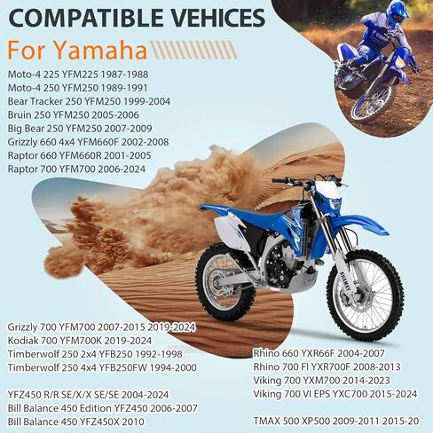 2 قطعة دبوس وتد أصلي متوافق مع Yamaha WR250F YZ250F YZ450F WR450F Rhino Viking Raptor Grizzly 660 700 YFZ450/R 93612-16254-00 in Saudi Arabia