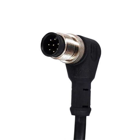 M12 Sensor Connector Cable Double Head Male Female 2m Wire 4Pin 5Pin 8Pin A Type 1Pcs(Straight F to F 5p) in Saudi Arabia