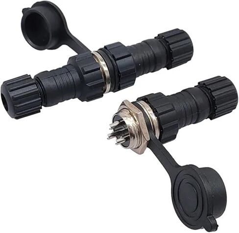 1Pcs GX16 Connector M16 Back Nut Docking Male&Female Plugs and Socket 2pin 3pin 4pin 5pin 6pin 7pin 8pin 9pin(Docking 8P) in Saudi Arabia
