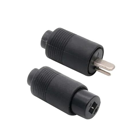 10/5 قطعة 2Pin DIN ذكر وأنثى المقابس 2-Pin مكبر الصوت لحام كابلات الموصلات (5xQ1007 5xQ1008) in Saudi Arabia