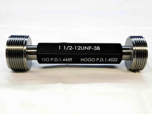 جديد 1 1/2 12 UNF 3B خيط التوصيل GAGE ​​1.5 GO NO GO P.D.'S = 1.4459 & 1.4522 أداة in Saudi Arabia