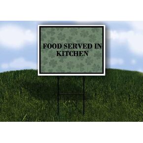 الطعام المقدم في المطبخ عيد القديس باتريك الأيرلندي البرسيم الداكن سهام على شكل حرف A من جانب واحد مقاس 23 × 23 بوصة. in Kuwait