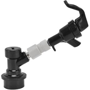 Beer Keg Tap, Portable Beer Faucet for Outdoor Picnic Party Barbecue, Black Plastic Beer Tap Plug with Lock, to Use ABS Material for Homemade Wine and Drinks in Kuwait