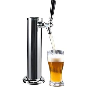 Beer Tower Dispenser, Kegerator Tower Kit, Stainless Steel Tap Dispenser with Kegerator Parts Kits, as a Gift for Men, 1 Faucet in Saudi Arabia