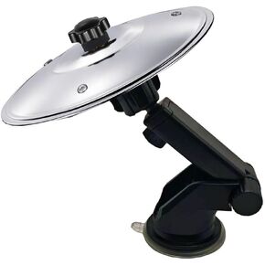 Car Crash Cymbal, Adjustable Suction Cup Style Mini Drum Car Cymbal for Drummers and Music Lovers Silver in Saudi Arabia