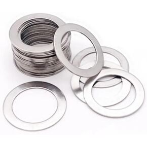 Washers,flat washer, Washers 10pcs Stainless Steel Flat Gasket High Precision Rings Thin Shim M20 M22 M25 M28 M30 Thickness 0.1mm .2mm .3mm .5mm Fastener(Thickness 1mm,20x28) in Kuwait