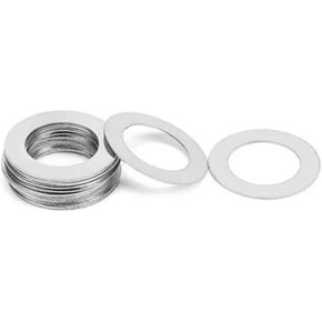 Washers,flat washer, Washers 10/20pcs Sliver Washer Stainless Steel Super Flat Thin Gasket Shim Plain Rings M9 M10 M12 M13 M14 M15 M16 M17 M18 M20 M22 M25 M30 Fastener(Thick 0.2mm,M9x13mm 20pcs) in Kuwait