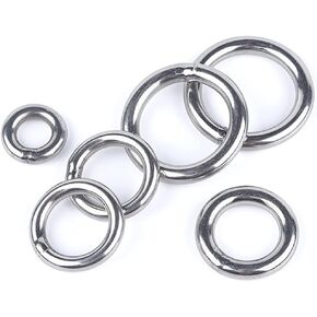 Washers,flat washer, Washers 5 Pieces M3 Set for Ships Hanging Rings for Boats Sliver Washer Stainless Steel Himejiya Round Ring with Strap Fastener(M3*20) in Kuwait